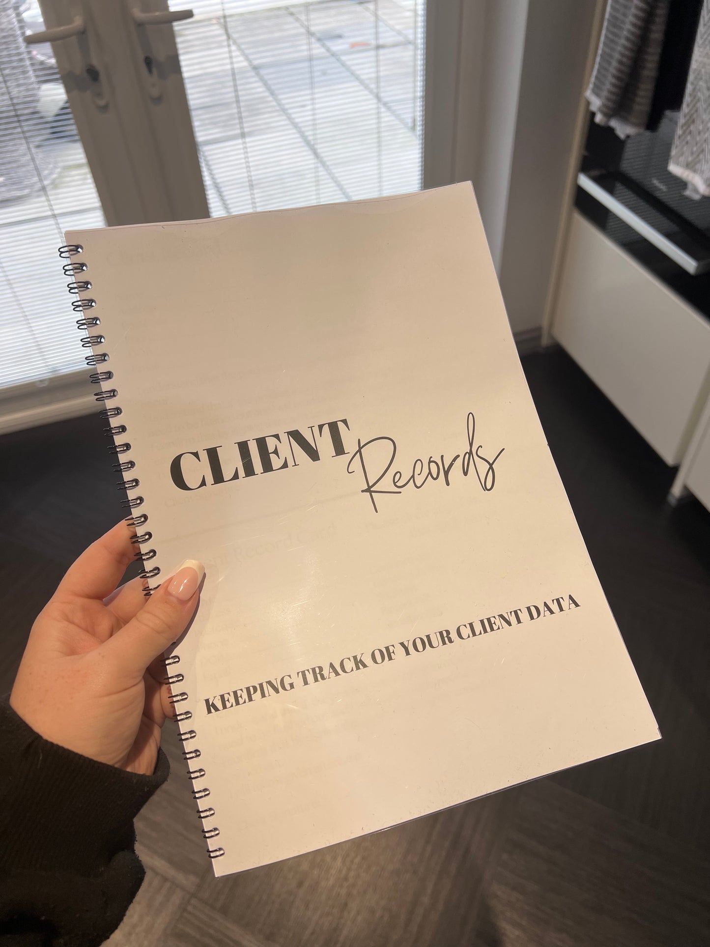 Client Record Card Book